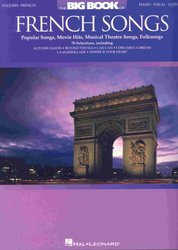 Hal Leonard Corporation BIG BOOK OF FRENCH SONGS             klavír/zpěv/kytara