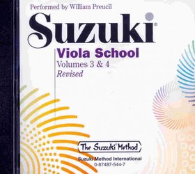 ALFRED PUBLISHING CO.,INC. Suzuki Viola School, volume 3&4 - CD