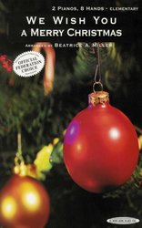 Warner Bros. Publications WISH YOU A MERRY CHRISTMAS -  2 pianos 8 hands