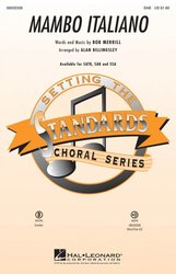 Hal Leonard Corporation Mambo Italiano / SAB* + piano/chords