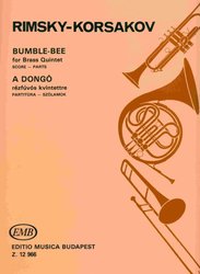 EDITIO MUSICA BUDAPEST Music P Bumble-Bee by Rimsky-Korsakov        brass quintet
