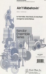 Kendor Music, Inc. AIN´T MISBEHAVIN´ grade 3       sax quartet (AATB)