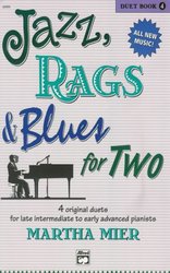 ALFRED PUBLISHING CO.,INC. JAZZ, RAGS&BLUES FOR TWO 4 - 1 piano 4 hands