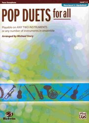 Belwin-Mills Publishing Corp. POP DUETS FOR ALL (Revised and Updated) level 1-4 // tenor saxofon