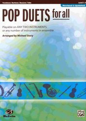 Belwin-Mills Publishing Corp. POP DUETS FOR ALL (Revised and Updated) level 1-4  //  trombon/bassoon/tuba