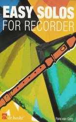 Hal Leonard MGB Distribution EASY SOLOS FOR RECORDER + CD / jednoduché skladbičky pro zobcovou flétnu