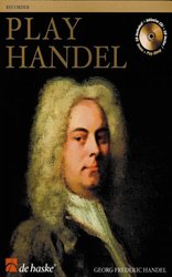 Hal Leonard MGB Distribution PLAY HANDEL + CD  zobcová flétna