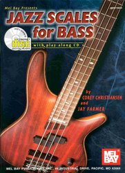 MEL BAY PUBLICATIONS Jazz Scales for Bass + CD  /  basová kytara + tabulatura
