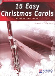 Anglo Music Press 15 Easy Christmas Carols + CD / fagot + klavír