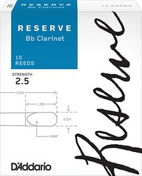 D'Addario RESERVE plátky pro B klarinet tvrdost 2,5 - ks