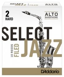 D'Addario Select Jazz Filed plátky pro Alt saxofon tvrdost 2H - kus