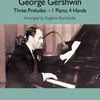 Hal Leonard Corporation George Gershwin - Three Preludes / 1 piano 4 hands