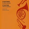 EDITIO MUSICA BUDAPEST Music P 5 RAGTIMES by Scott JOPLIN         brass ensemble