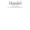Hal Leonard Corporation Handel: The Harmonious Blacksmith, Air and Variations (No.68)