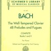 SCHIRMER, Inc. Bach - The Well-Tempered Clavier (Dobře temperovaný klavír), Complete (books 1&2)