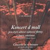 Nakladatelství Vladimír Bene Koncert d moll pročtyři altové zobcové flétny a basso continuo - J.Ch.Schickhardt