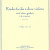 Alphonse Leduc MARTINU - ETUDES FACILES A DEUX VIOLONS 1 - etudy pro dvoje housle
