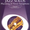WISE PUBLICATIONS Guest Spot: JAZZ SOLOS + CD / tenorový saxofon