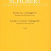Editio Bärenreiter SCHUBERT: Sonata in A minor D821 (ARPEGGIONE) pro příčnou flétnu a klavír