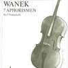 SCHOTT&Co. LTD 7 APHORISMEN by F.K.Wanek pro dvě violoncella