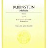 SCHOTT&Co. LTD MELODIE, opus 3/1 by Anton RUBINSTEIN pro housle a klavír