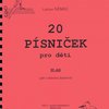 NELA - hudební nakladatelstv 20 PÍSNIĆEK PRO DĚTI 2 - Ladislav Němec - zpěv&piano