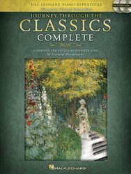 Hal Leonard Corporation Journey Through the CLASSICS Complete + 2x CD / 98 skladeb klasické hudby pro klavír
