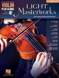 Hal Leonard Corporation VIOLIN PLAY-ALONG 47 -  LIGHT MASTERWORKS + Audio Online
