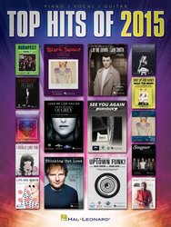 Hal Leonard Corporation TOP HITS OF 2015  klavír / zpěv / kytara