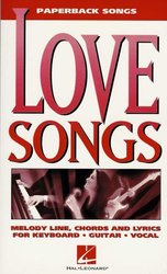 Hal Leonard Corporation Paperback Songs - LOVE SONGS   vocal / chord