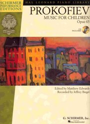 SCHIRMER, Inc. PROKOFIEV - Music for Children, Op. 65 + Audio Online / sólo klavír