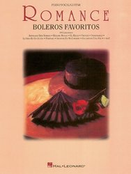 Hal Leonard Corporation ROMANCE Boleros Favoritos - klavír / zpěv / kytara