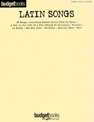 Hal Leonard Corporation BUDGETBOOKS - LATIN SONGS  klavír/zpěv/kytara