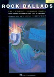 Hal Leonard Corporation ROCK BALLADS  2nd edition      klavír/zpěv/kytara