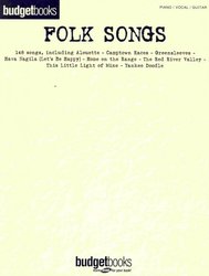 Hal Leonard Corporation BUDGETBOOKS - FOLK SONGS  klavír/zpěv/kytara