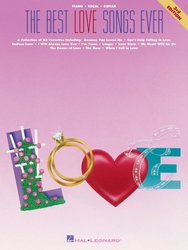 Hal Leonard Corporation The Best Love Songs Ever / Nejkrásnější milostné písně - klavír/zpěv/kytara