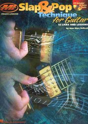 Hal Leonard Corporation Slap&Pop Technique for Guitar + CD / kytara + tabulatura