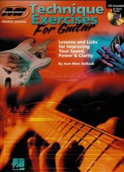 Hal Leonard Corporation TECHNIQUE EXERCISES FOR GUITAR + CD