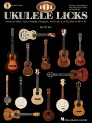 Hal Leonard Corporation 101 UKULELE LICKS + CD / essential blues, jazz, country, bluegrass and rock'n'roll licks