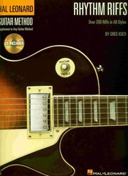 Hal Leonard Corporation RHYTHM RIFFS + CD / kytara + tabulatura