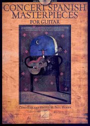 Hal Leonard Corporation CONCERT SPANISH MASTERPIECES + CD / kytara + tabulatura