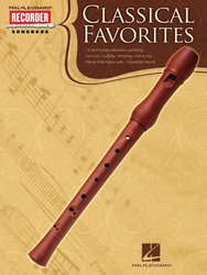 Hal Leonard Corporation RECORDER Songbook - CLASSICAL FAVORITES - zpěvník pro zobcovou flétnu