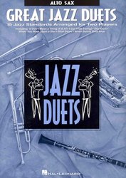 Hal Leonard Corporation GREAT JAZZ DUETS - 15 skvělých jazzových standardů pro dva hráče / altový saxofon