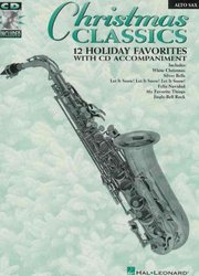 Hal Leonard Corporation CHRISTMAS CLASSICS + CD / alto saxofon