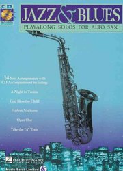 Hal Leonard Corporation JAZZ&BLUES - PLAY ALONG + CD / altový saxofon