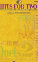 Hal Leonard Corporation HITS FOR TWO + CD / dueta pro příčnou flétnu