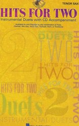 Hal Leonard Corporation HITS FOR TWO + CD / dueta pro tenor saxofon
