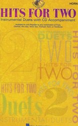 Hal Leonard Corporation HITS FOR TWO + CD / dueta pro lesní roh
