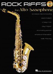 Hal Leonard Corporation ROCK RIFFS + CD alto sax