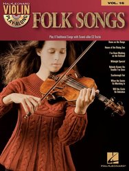 Hal Leonard Corporation VIOLIN PLAY-ALONG 16 - FOLK SONGS + CD